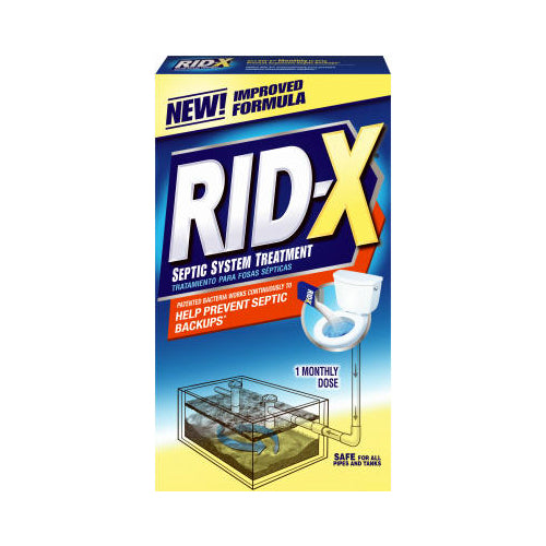 Rid-X 1920094143 Septic Tank System Treatment Powder, 9.8 Ounce
