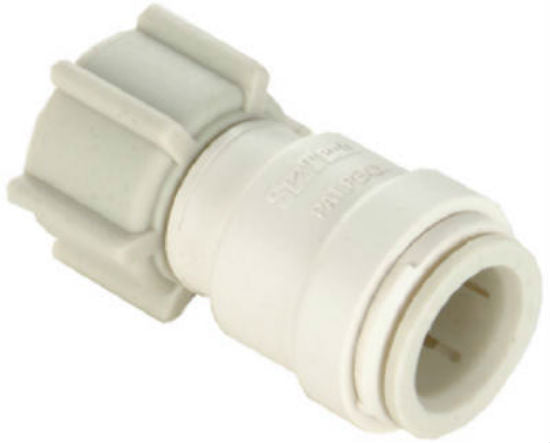 Watts® P-616 Quick Connect Straight Toilet Adapter, 1/2" x 7/8"