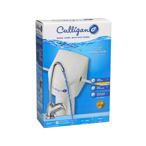 Culligan US-EZ-1 Basic Under Sink Drinking Water Filter System, 3000 Gallon
