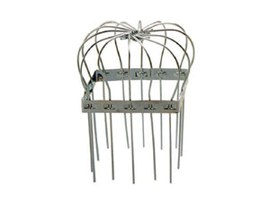 Peak 1645 Chef's Hat Wire Leaf Strainer, Zinc Coated Steel, 3" x 4"