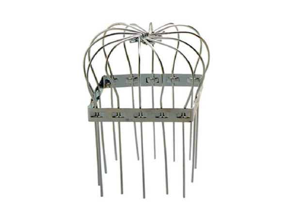 Peak 1640 Chef's Hat Rectangular Wire Leaf Strainer, Zinc Coated Steel, 2" x 3"