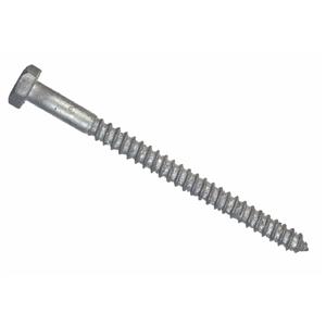 Hillman 812048 Galvanized Steel Hex Lag Bolt 5/16 X 4", 50 Pack
