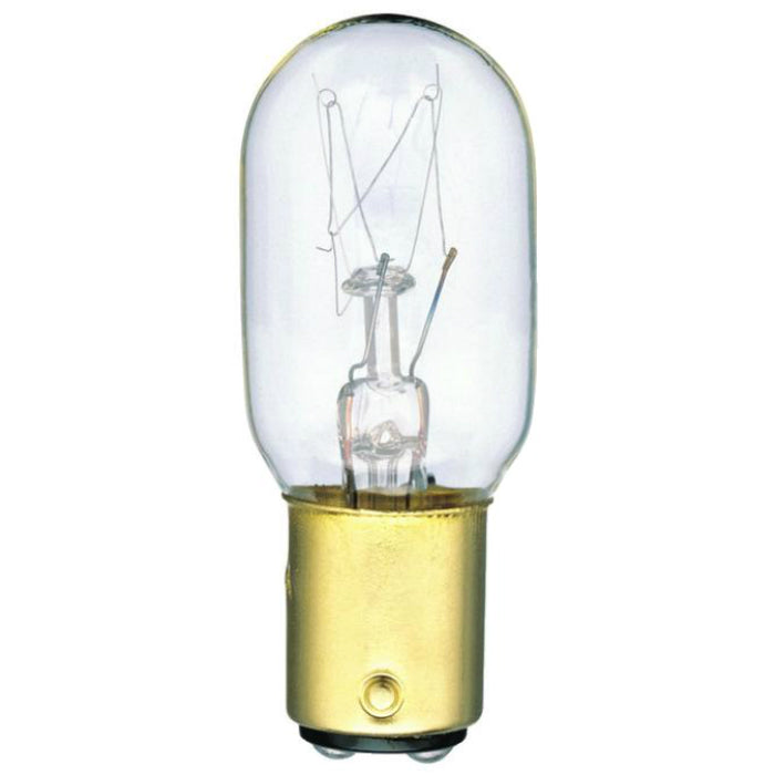 Westinghouse 03717 DC Bayonet Base T8 Tubular Light Bulb, 25W, 120V, Clear Finish