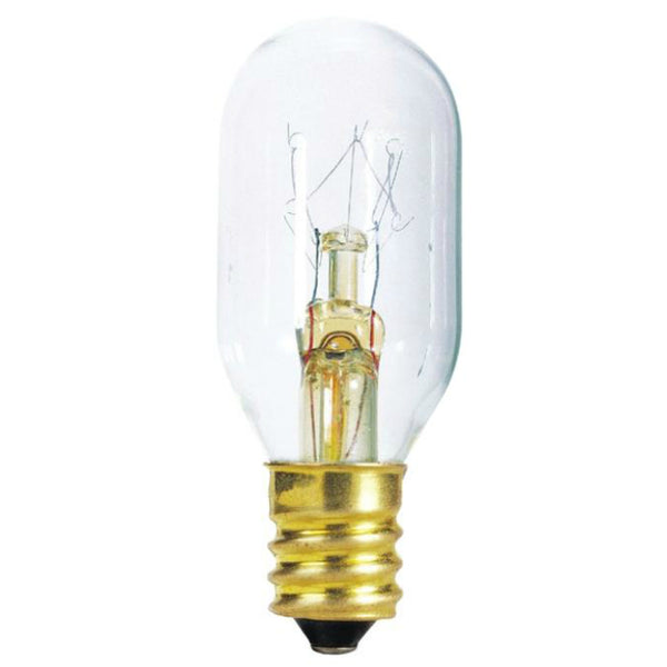 Westinghouse 03720 Candelabra Base T7 Tubular Light  Bulb, 15W, 120V, Clear Finish