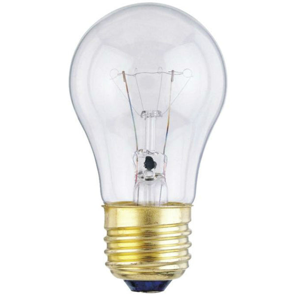 Westinghouse 04001 Standard Base A15 Appliance Light Bulb, 40W, 120V, Clear