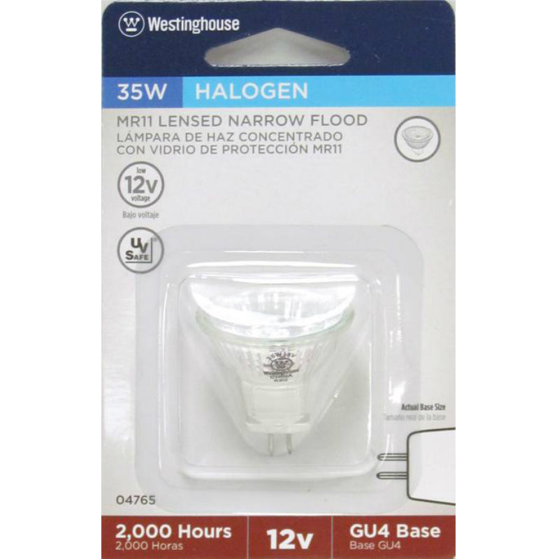Westinghouse 04765 MR11 Medium Beam Halogen Narrow Flood Light Bulb, 35W