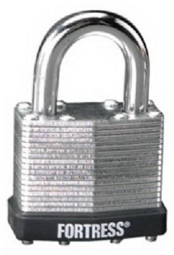 Master Lock 1803D Hardened Steel Shackle Laminated Padlock, 1-1/2"