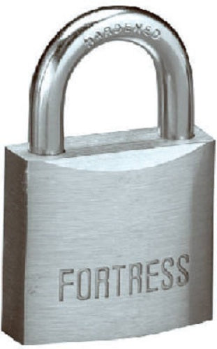 Master Lock 1840D Fortress Solid Brass Padlock w/Hardened Steel Shackle, 1-9/16"