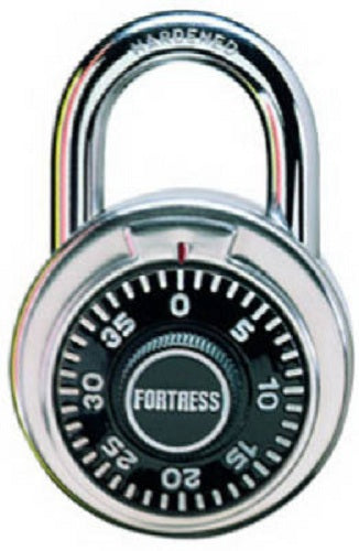 Master Lock 1850D Stainless Steel Combination Lock, 1-7/8"