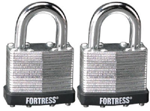 Master Lock 1803T Laminated Padlock, 1-1/2", 2-Pack