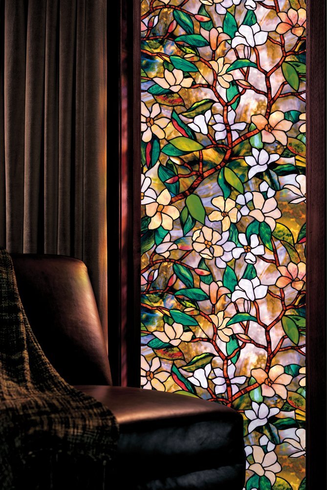 Artscape® 01-0113 Magnolia Design Window Film, 24" x 36"