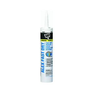 Dap® 18425 Alex Fast Dry® Acrylic Latex Caulk Plus Silicone, 10.1 Oz, White