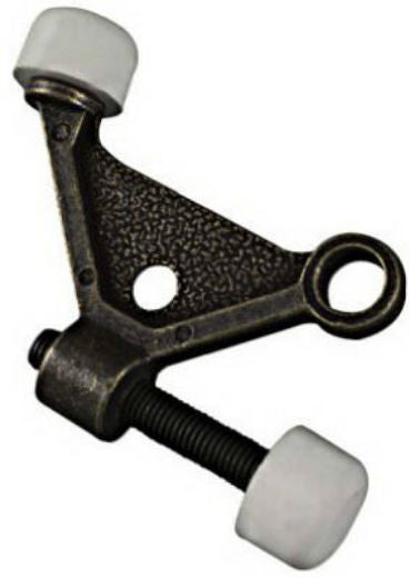 National Hardware® N159-046 Hinge Pin Door Stop, Antique Brass