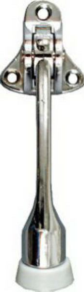 National Hardware® N184-275 Kick Down Door Stop, 4", Chrome