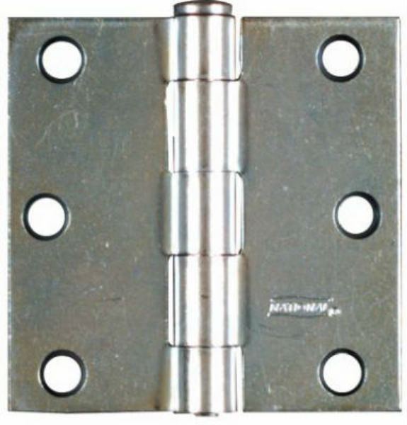National Hardware® N195-651 Removable Pin Broad Hinge, 3", Zinc, 2-Pack