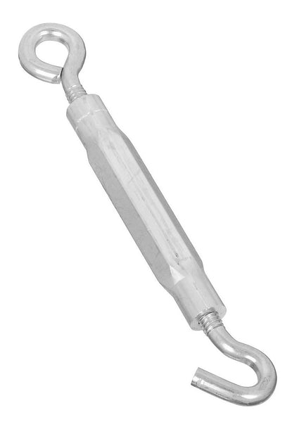 National Hardware® N221-846 Hook & Eye Turnbuckle, 3/16" x 5.5", Zinc Plated