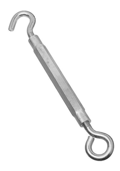 National Hardware® N221-895 Hook & Eye Turnbuckle, 3/8" x 16", Zinc Plated