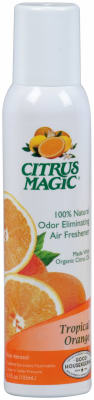 Citrus Magic 612112749 Odor Eliminating Air Freshener Spray, Orange, 3.5 Oz