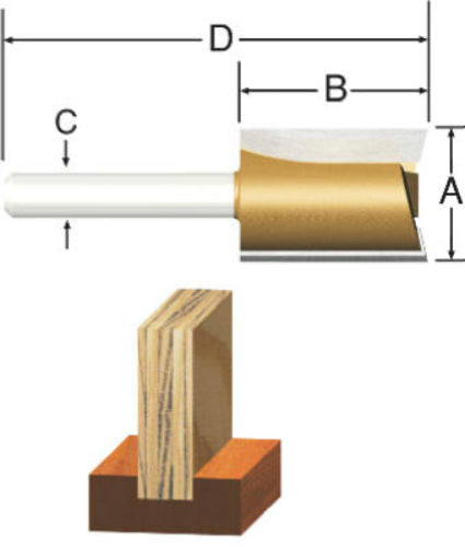 Vermont American® 23111 Carbide Tipped Silver Series Mortising Bit, 5/8"x25/32"