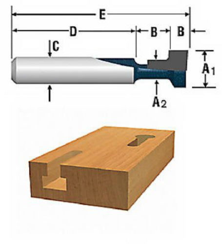 Vermont American® 23116 Carbide Tipped Silver Series Keyhole Bit, 3/8" OD