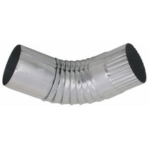 Amerimax RC63P3 Corrugated Round Galvanized Elbow, 3"