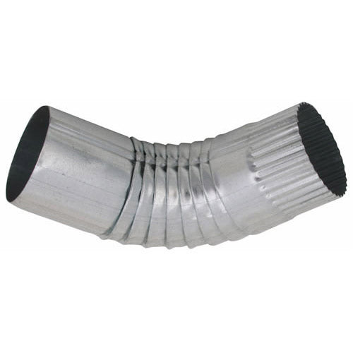 Amerimax RC63P3 Corrugated Round Galvanized Elbow, 3"
