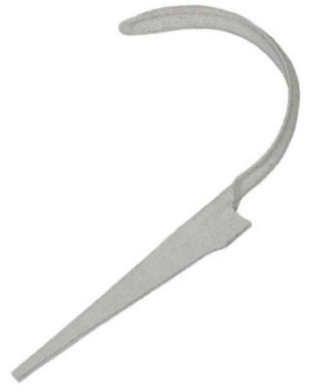 Amerimax BPRGL3 Galvanized Channel Brick Hook, 3"