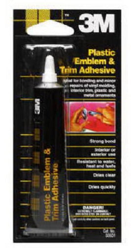 3M 03601 Plastic Emblem & Trim Adhesive, 1 Oz