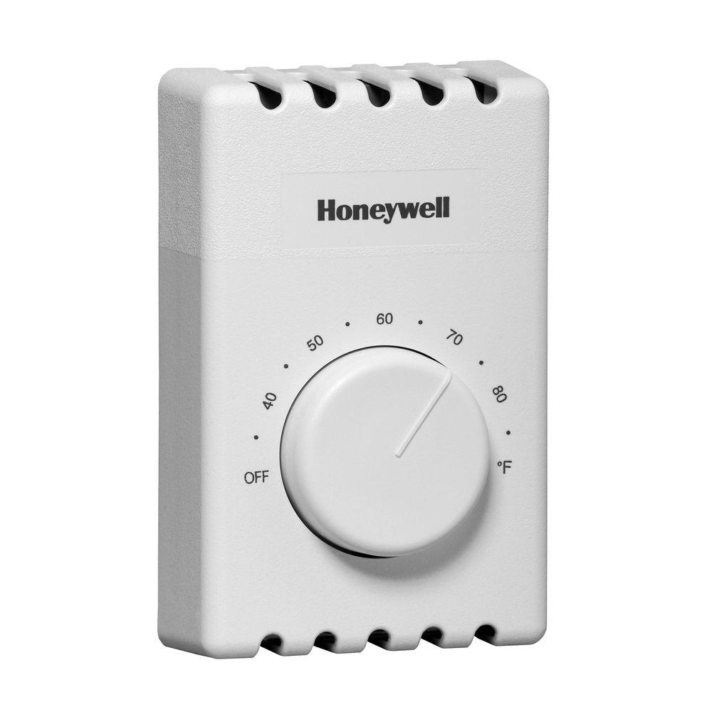 Honeywell CT410B1017/E1 Manual 4-Wire Premium Baseboard/Line Volt Thermostat