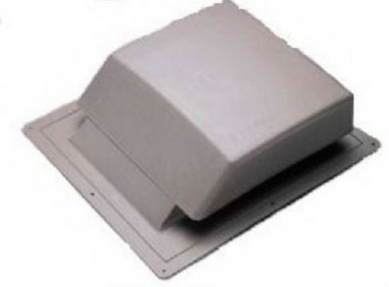 Air Vent 90123 Slant Roof Mounted Vent, Plastic, Light Gray
