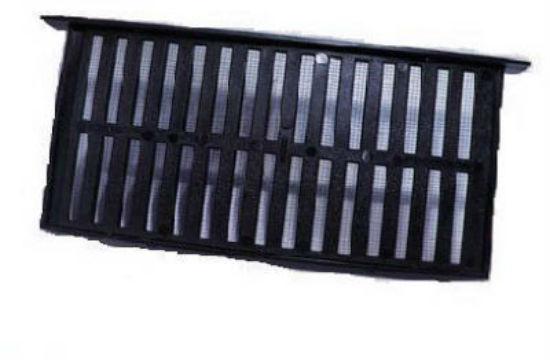 Air Vent 93805 Plastic Foundation Vent with Slider, Black, 16" x 8"