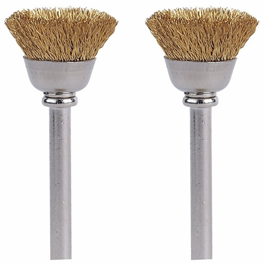 Dremel 536-02 Brass Brushes, 1/2", 2/Pack