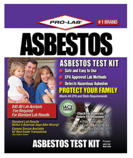 Pro-Lab® AS108 Professional Asbestos Test Kit