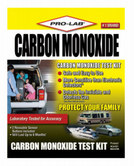 Pro-Lab® CA101 Carbon Monoxide Test Kit & Detector