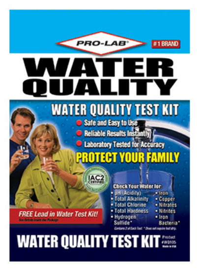 Pro-Lab® WQ105 Professional Water Quality Test Kit, Easy To Use