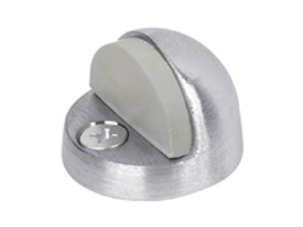 Tell DT100032 Brushed Chrome 26D Die Cast Brass Door Stop, Large