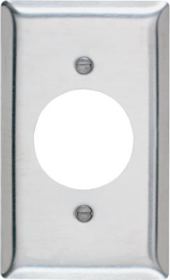 Pass & Seymour  Stainless Steel Wall Plate, 1 Gang