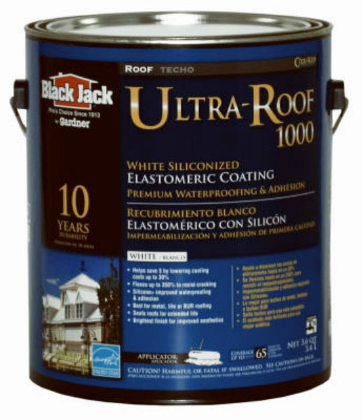 Black Jack 5530-1-20 Elasto-Kool 1000 Siliconized Elastomeric Coating, 3.6 Qt