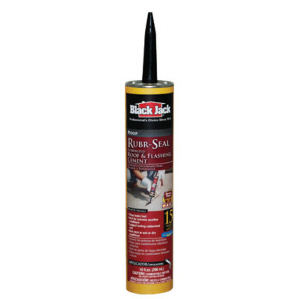 Black Jack 6148-9-62 Rubr-Seal Rubberized Roof & Flashing Cemen, 10.1 Oz