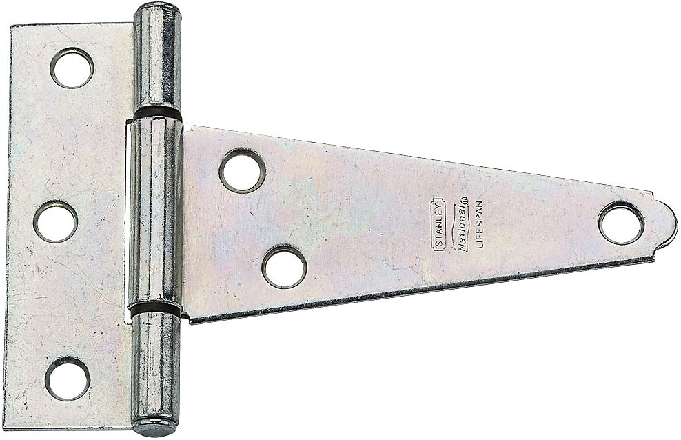 National Hardware N129-031 V286 Extra Heavy Tee Hinges, 4", Zinc plated