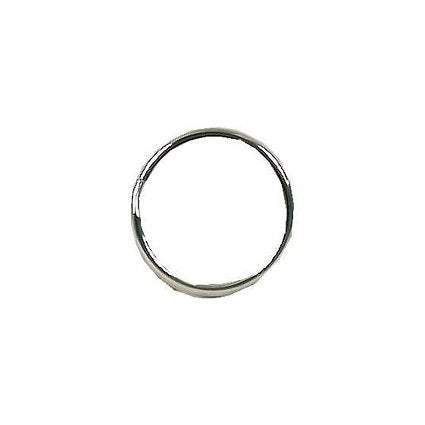 Hy-Ko KB108 Split Key Ring, Tempered Steel, 1-3/8", 100-Pack