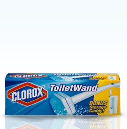 Clorox® 03191 ToiletWand® Disposable Toilet Cleaning System Starter Kit w/ Caddy