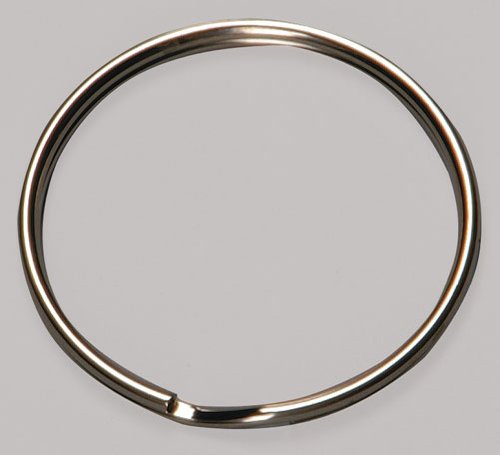 Hy-Ko KB111 Split Key Ring, 2", 50-Pack