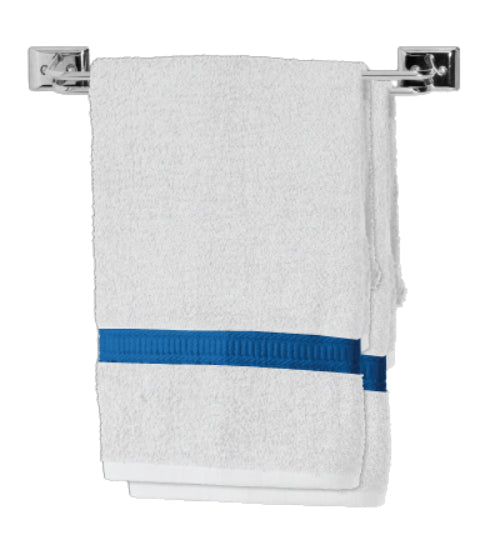Decko 38220 Twin Towel Bar w/ Mounting Hardware, 12", Chrome Finish, Steel