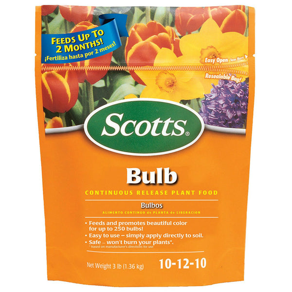 Scotts 1009701 Bulb Continuous Release Plant Food, 10-12-10, 3 Lb