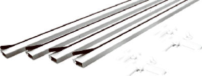 Slide-Co PL-7837 Make To Fit Screen Frame Kit, 48" x 48", White