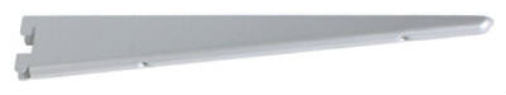 Knape & Vogt® 182-TI-7 Heavy Duty Dual Track Shelf Bracket, 7", Titanium