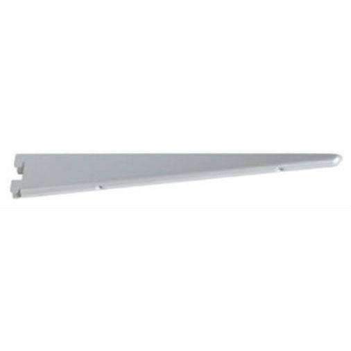 Knape & Vogt® 182-TI-9 Heavy Duty Dual Track Shelf Bracket, 9", Titanium