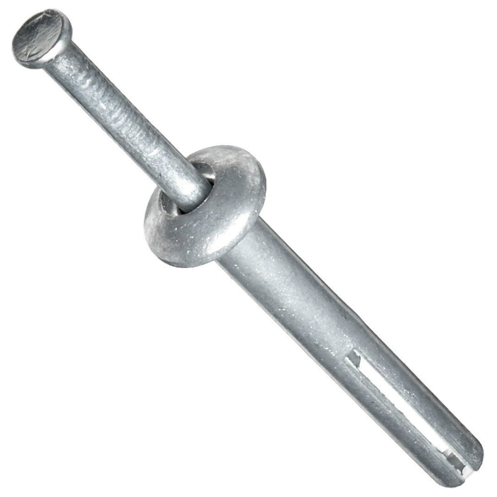 Wej-It® DN1411 Nail-It™ Zamac Drive Masonry Nail Anchor, 1/4" x 1-1/4", 100-Pack