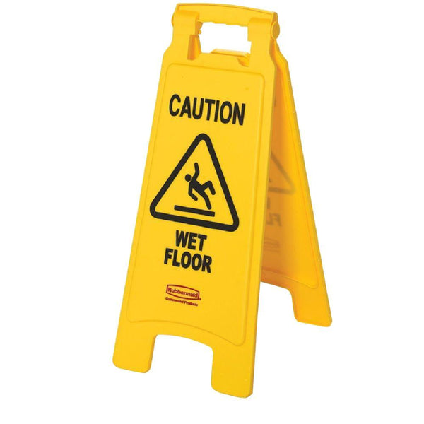 Rubbermaid FG611277YEL Easel Floor Sign, Plastic